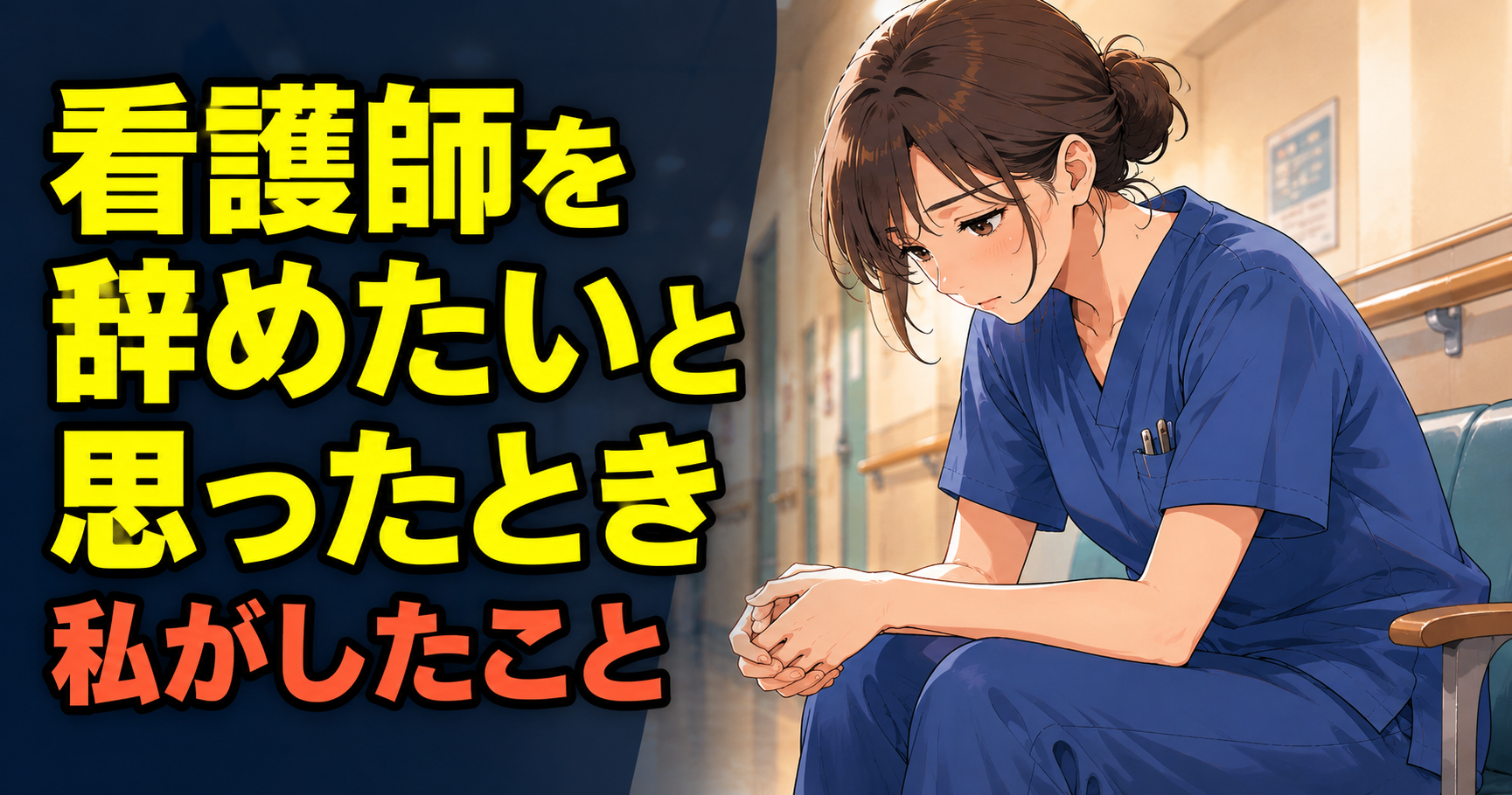 看護師を辞めたいと思ったとき、私がしたこと