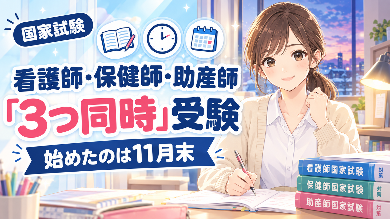 国家試験を同じ週に3つ受けた話